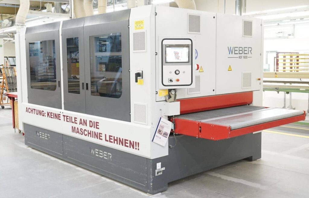 Calibratrice levigatrice Weber KSF 1600